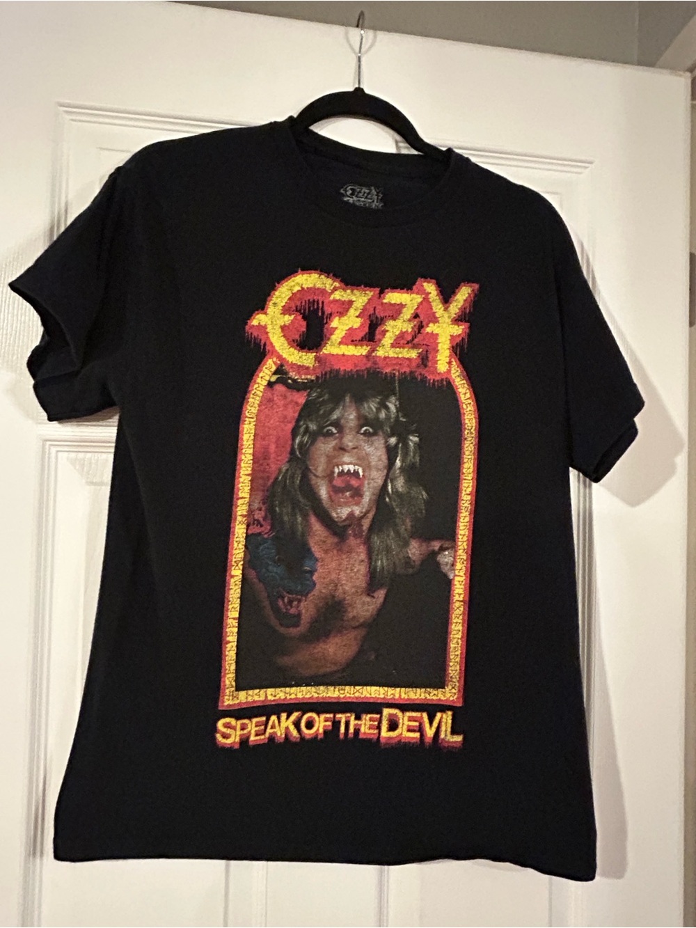 Ozzy Speak of the Devil Short Sleeve Graphic Tee - Black